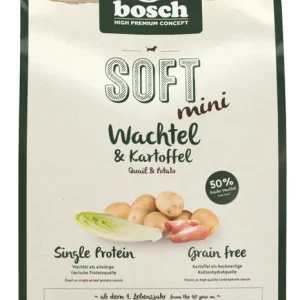 Sparpaket bosch SOFT Mini Wachtel & Kartoffel 2 x 2,5 Sparpaket Hundetrockenfutter Schnäppchen